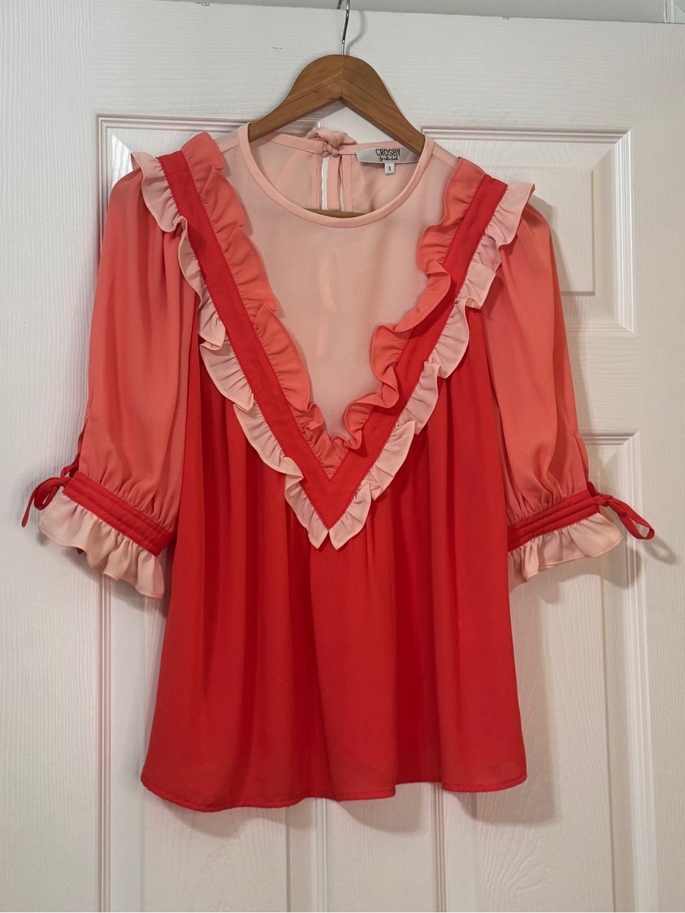 Crosby by Mollie Burch ruffle top